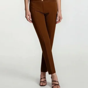 Pantalone basico con elastico e zip