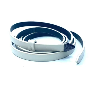 ALEXANDRA CLANCY CINTURA DONNA PELLE BIANCO