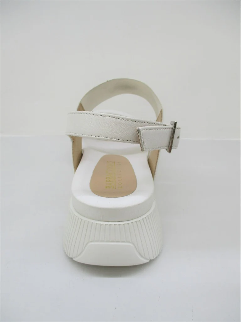 Sandalo pelle donna Barracuda's bianco 2001 - immagine 6