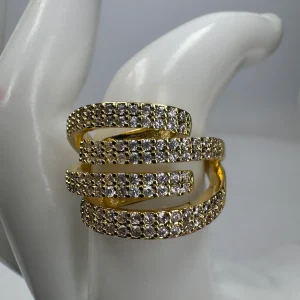 Multifilo Pavè Anello Donna