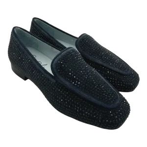 Mocassino donna La Vitrina by Valery camoscio Blue navy - X04-3 -