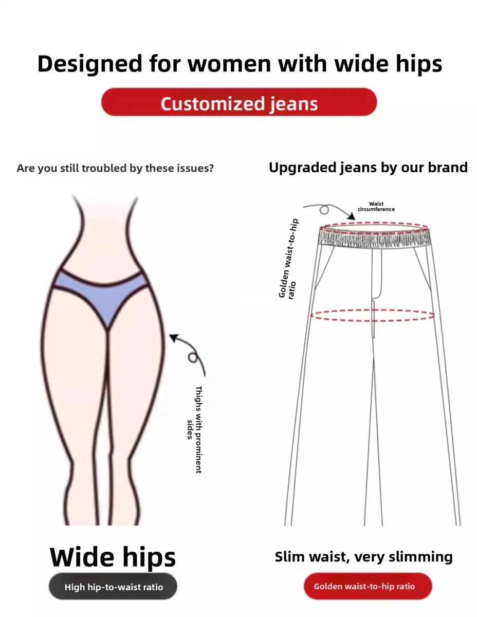 Jeans khaki a vita bassa da donna – stile retrò americano, gamba larga, lunghezza completa, micro flare, taglie comode, casual e confortevoli - immagine 7