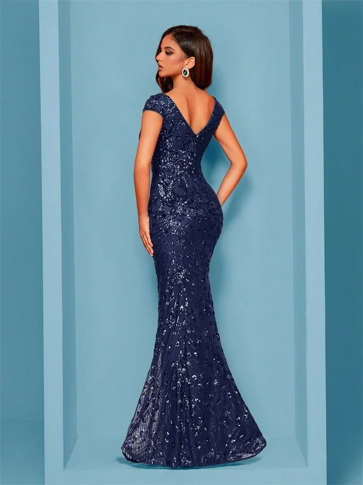 Abito Mylly Lungo Elegante – Dress Cerimonia con Paillettes per Damigelle e 18° - immagine 6
