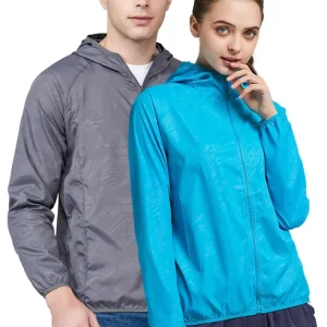 Giacca trekking unisex impermeabile e quick-dry – antivento, anti-UV e pieghevole per escursioni