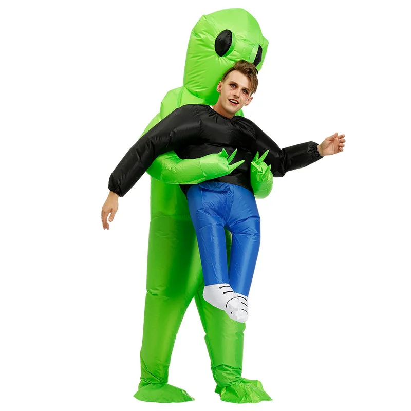 Costume Gonfiabile Alieno per Adulti e Bambini – Cosplay Divertente per Feste - immagine 4