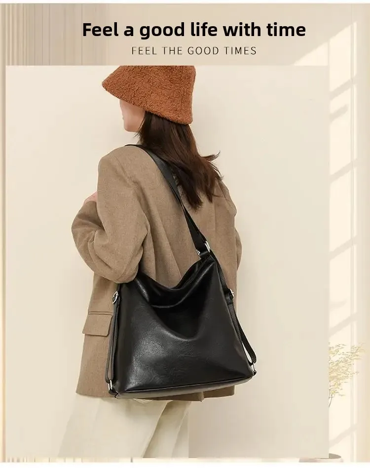 Borsa donna grande capacità 3-in-1 stile sirena (mermaid) – crossbody, tracolla e spalla, perfetta per lavoro, viaggio e uso quotidiano - immagine 9