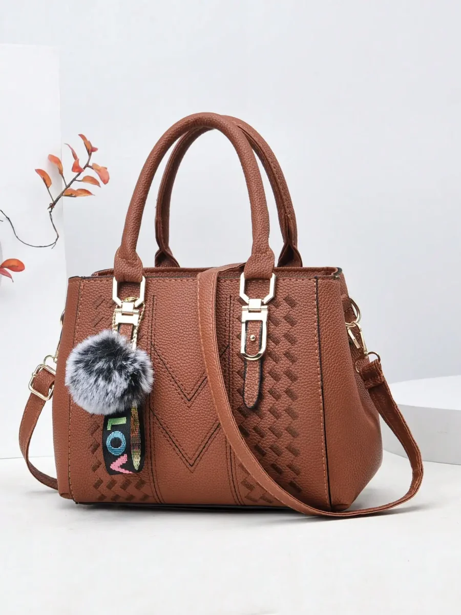 Borsa donna capiente ricamata 2025 – crossbody grande capacity con ricami floreali, borsa da spalla per uso quotidiano elegante - immagine 9