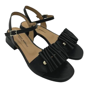 Sandalo pelle donna GIANMARCO SORELLI Musa Black - 2214 -
