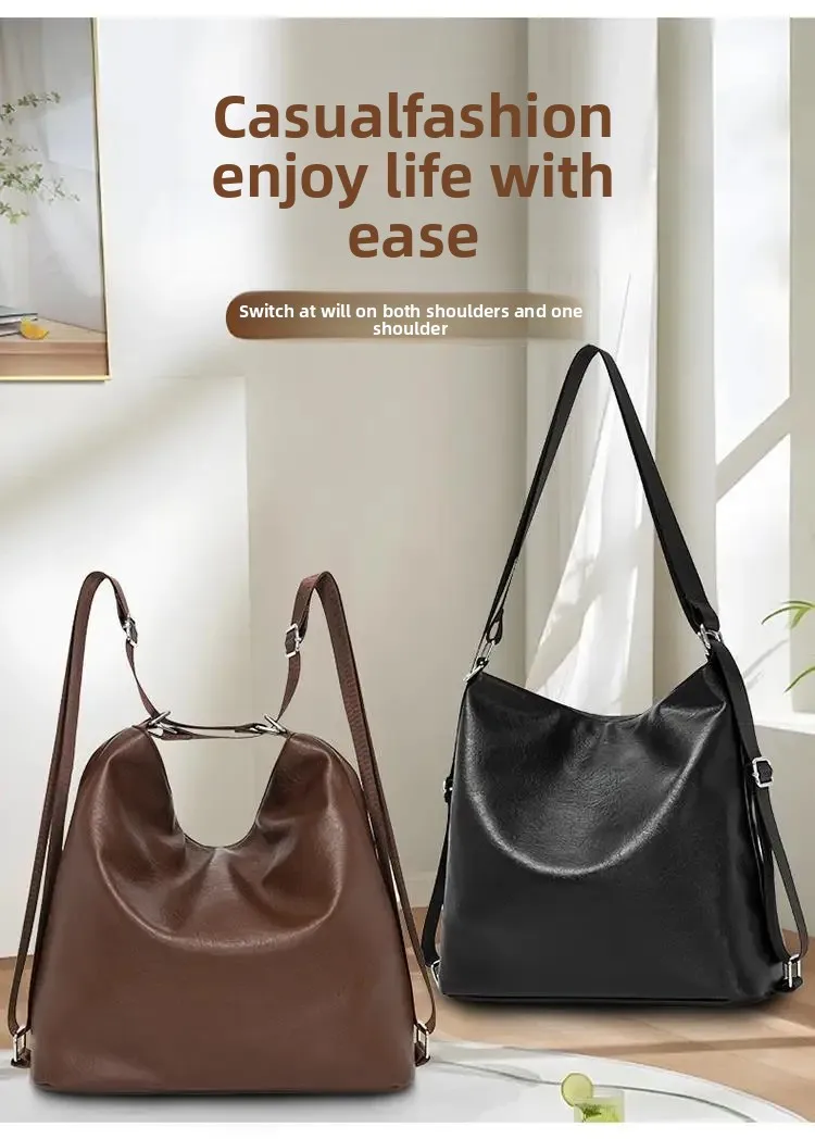 Borsa donna grande capacità 3-in-1 stile sirena (mermaid) – crossbody, tracolla e spalla, perfetta per lavoro, viaggio e uso quotidiano - immagine 7