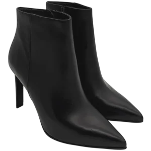 Stivaletto pelle donna Albano Nero  - 3002 -