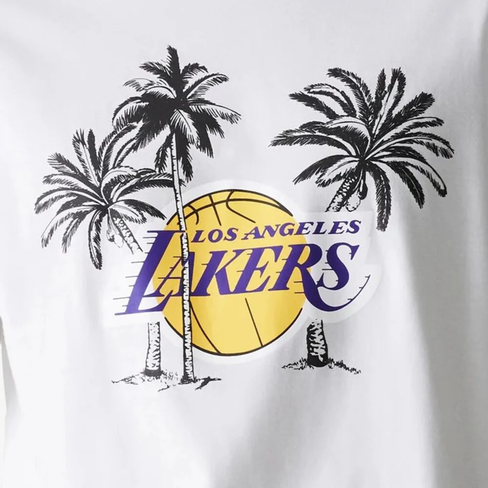 New Era T-Shirt NBA Palm Tree Os Tee Loslak Uomo 60667727 - immagine 6