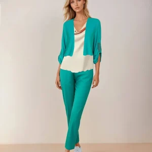Bolero con passanti di paillettes
