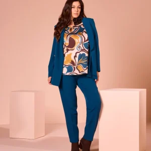 Casacca con collo ad anello curvy