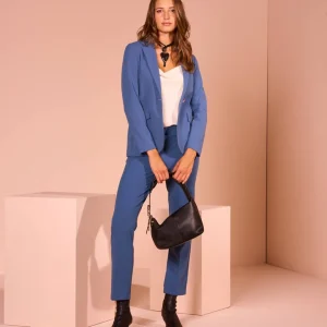 Giacca con pattine e foulard