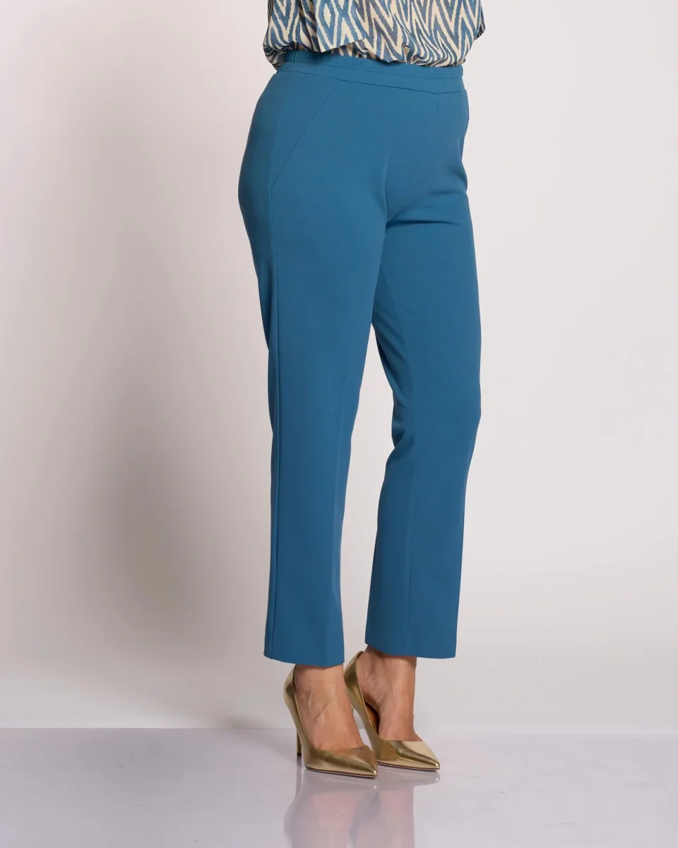 Pantalone in scuba con elastico curvy - immagine 4